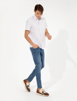 Рубашка Pierre Cardin Regular Fit бежевого цвета
