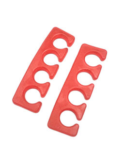 Kristaller Разделители для пальцев, 2 шт., красный