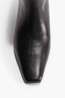 Botines de piel con tacon - H&m фото 4