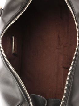 LACCOMA сумка АМ2097-черный натуральная кожа хлопок фото 6