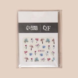 Цена за 6 шт. Слайдеры для ногтей Цветочные мечты, разноцветные - Qf фото 4