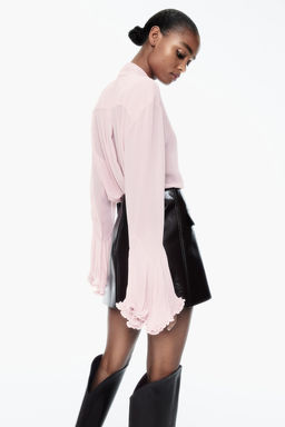 Blusa de gasa con lazada - H&m фото 4
