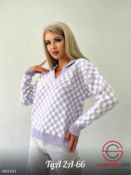 Кофта женская с воротником