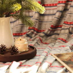 Плед флисовый новогодний «Экономь и Я. Новогодний узор», 150×130 см, 160 г/м²