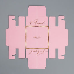 Цена за 5 шт. Коробка для конфет, кондитерская упаковка, 4 ячейки, Present, 10.5?10.5?3.5 см