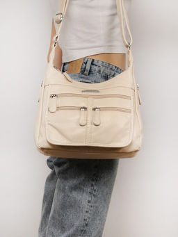 Сумка женская искусственная кожа Guecca-RY 1999, 2отд, плечевой ремень, св.бежевый SALE 261777 - Adelia фото 10