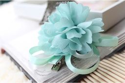 Лента шифоновая 3 см*1,4 м (5 шт) SF-5849, синий №57 - No name фото 2