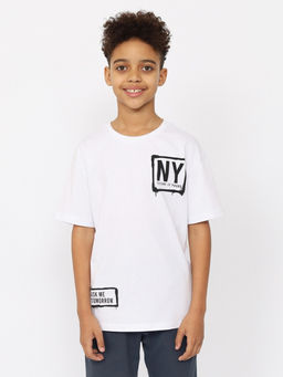CRB wear/CSJB 63768-20-393 Футболка для мальчика,белый/Ex.Cherubino