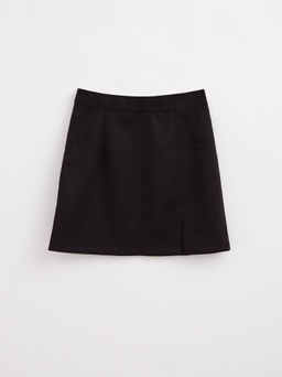 CONTE Замшевая мини-юбка с разрезом LU 1418 black