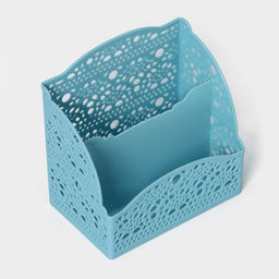 Подставка - органайзер для канцелярии, 2 ячейки, 13.3×8.3×13.2 см, МИКС