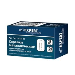 Expert Complete Скрепки металлические ECCM-28 28 мм 10 x 100 шт. никелированные