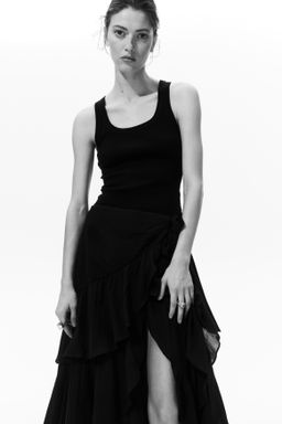 Tiered wrap skirt - H&m фото 5