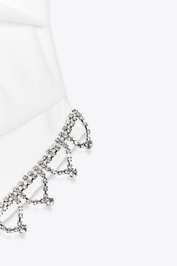 JEWEL STRAPLESS TOP - Zara фото 9