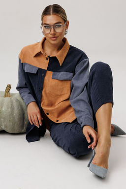 Рубашка ANELLI 1748 глубина ночи фото 10