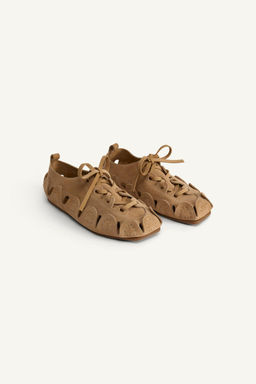 LEATHER CAGE SANDALS LIMITED EDITION - Zara фото 5