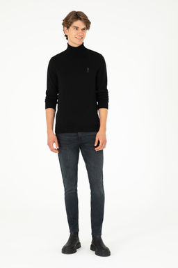 Мужской черный базовый свитер Неожиданная скидка в корзине - U.s. polo assn фото 4