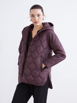 Kap??onlu Kapitone Oversize Kad?n ?i?me Mont