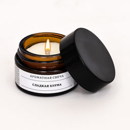 Ароматическая свеча в банке «Сладкая хурма», соевый воск, 12 г