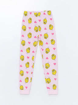 Beli Lastikli Tweety Bask?l? K?z ?ocuk Pijama Alt