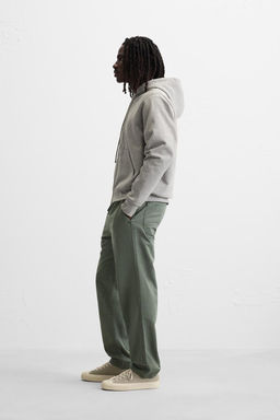 WASHED JOGGER WAIST TROUSERS - Zara фото 30