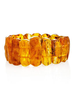 Браслет из натурального янтаря с лечебным эффектом Помпеи