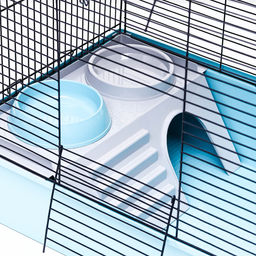 Клетка для шиншиллы Пижон №10, разборная, 58 х 40 х 88, бирюзовая - Simaland фото 7