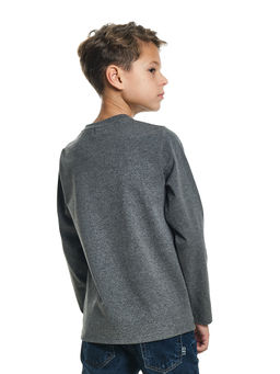 Лонгслив для мальчика подростка UD 7706 граф.меланж - Mini maxi фото 2
