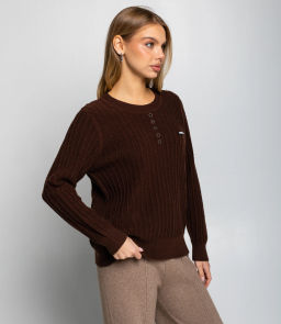 Джемпер #КТ8201 (5), шоколадный - Dommod фото 2