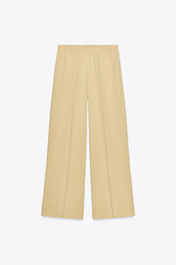 WIDE-LEG SEAM TROUSERS - Zara фото 8