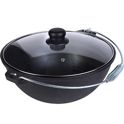 31163 Казан чугун 6 л, крышка, ручка.MB (х1)