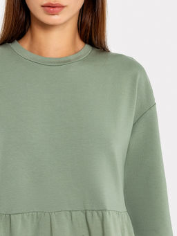 Платье женское в зеленом оттенке