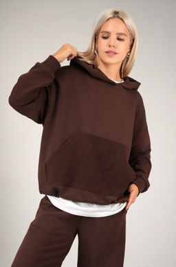 Женский костюм оверсайз из футера Happyfox