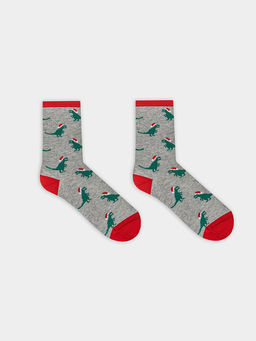 Цена за 5 пар! Носки детские с рисунком динозавров - Mark formelle фото 3