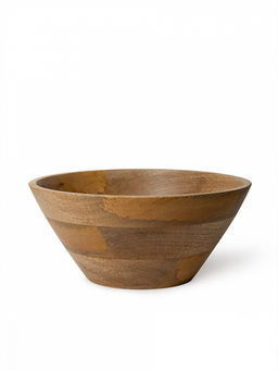 Миска деревянная D25, 2250мл коричневый дерево манго