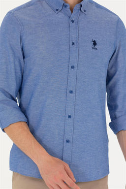 Мужская базовая рубашка Saks с длинным рукавом Неожиданная скидка в корзине - U.s. polo assn фото 6