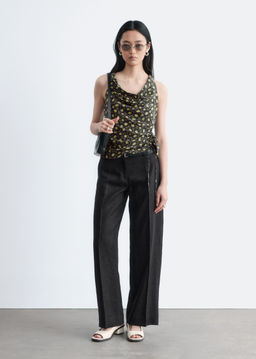 Pantalones sastre de lino - H&m фото 4