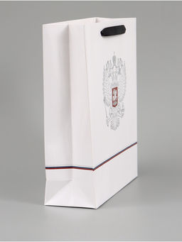 Цена за 2 шт. Пакет подарочный «Россия», 25.5×30×9 см