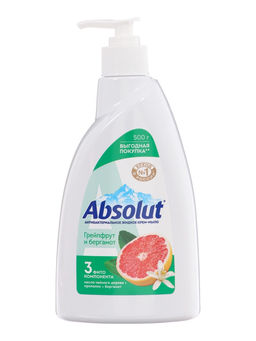 Мыло жидкое парфюмированное ABSOLUT, Грейпфрут и бергамот, 500 мл
