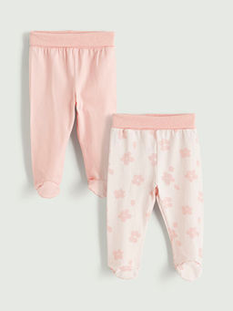 Beli Lastikli K?z Bebek Pantolon 2li