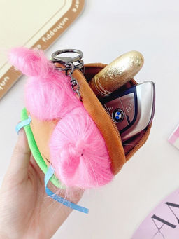 Плюшевый кошелек "Potato family", balck