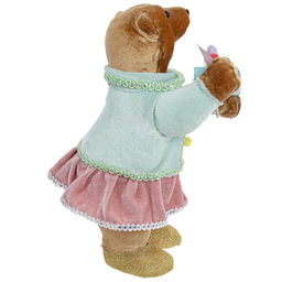 Украшение новогоднее "Медвежонок", L12 W17 H30 см, 2в.