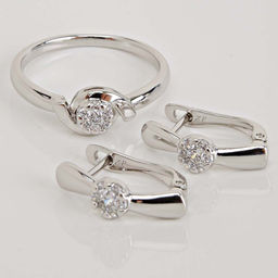 XUPING Кольцо/Серьги с английским замком арт. 28 0261 (id 280305)