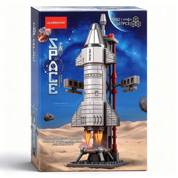 Конструктор "Ракета" (107 дет.) в коробке