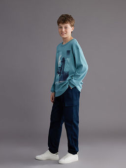 Beli Lastikli Erkek ?ocuk Kargo Jogger Pantolon