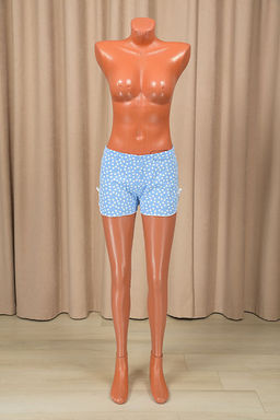 Пижама с шортами на бретелях (90-19)