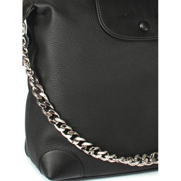 Сумка женская натуральная кожа GU 2066-M 769, 1отд+еврокарм, плечевой ремень, череый 259061 - Adelia фото 4