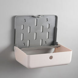 Диспенсер для бумажных полотенец в листах, пластиковый (макс. 200 шт.), 27×11×20.5 см, цвет белый