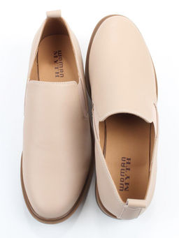 06-M47-21 BEIGE Туфли женские (натуральная кожа)