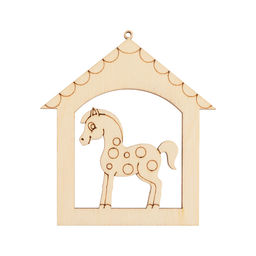 Заготовка для декорирования Mr. Carving КЛ-42 Подвеска плоская фанера х 6.5 х 7.5 см елочка фото 4