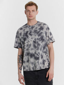 Футболка мужская серая с эффектом фаст-дай Фаст Дай на графите 111858 - Mark formelle фото 2